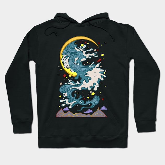 Wave Hoodie by WordFandom